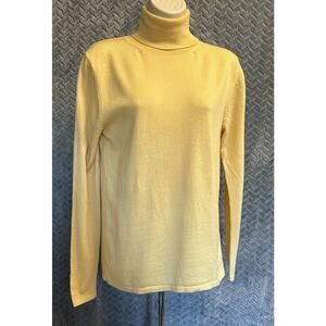 Sutton Studio Bloomingdale's 100% Italian Merino Wool Turtleneck L Classic Luxe